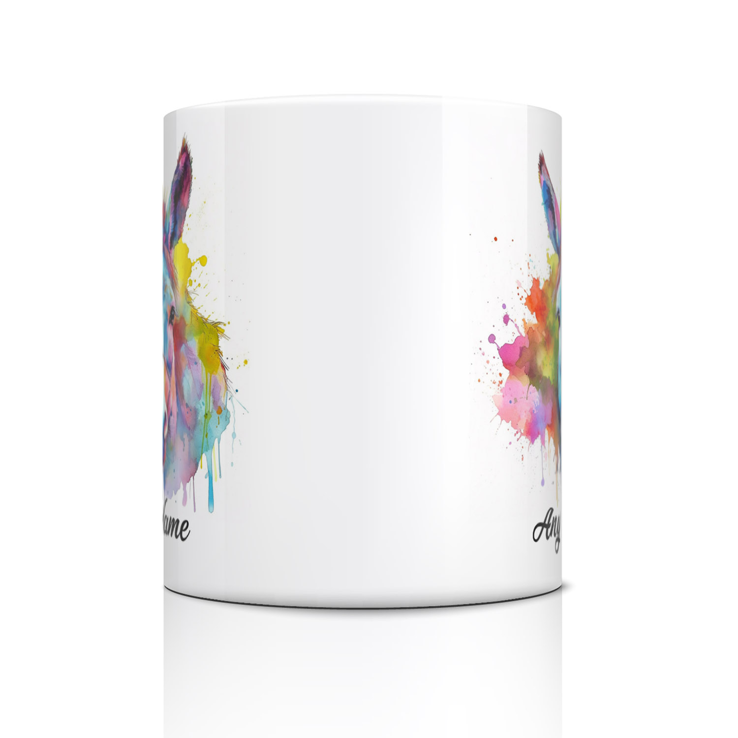 Elegant Horse Watercolour Mug for Equestrian Lovers