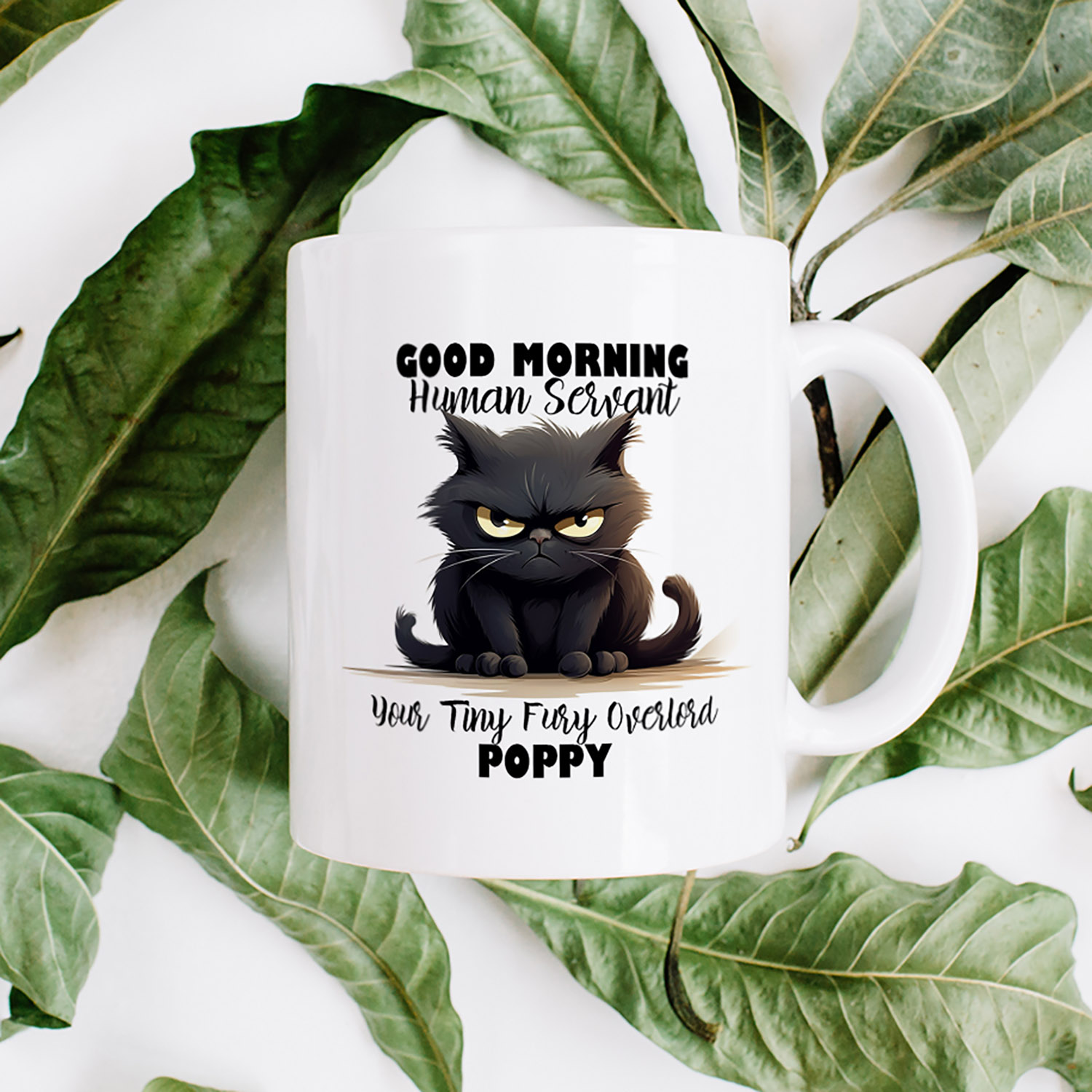 Personalised Feline Overlord Mug for Cat Lovers - 11oz