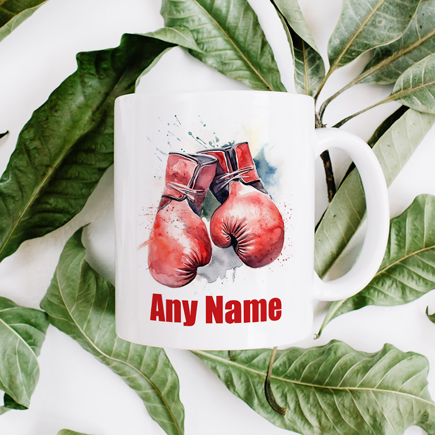 Personalised Boxing Gloves Mug - Perfect Gift for Fighters