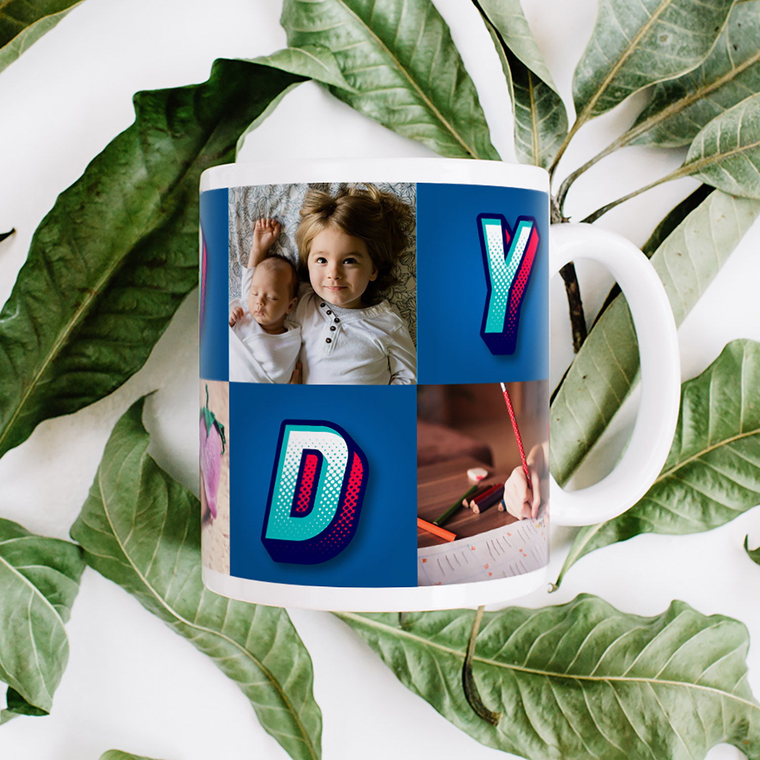Personalised Dad Photo Mug - Unique Gift for Father's Day