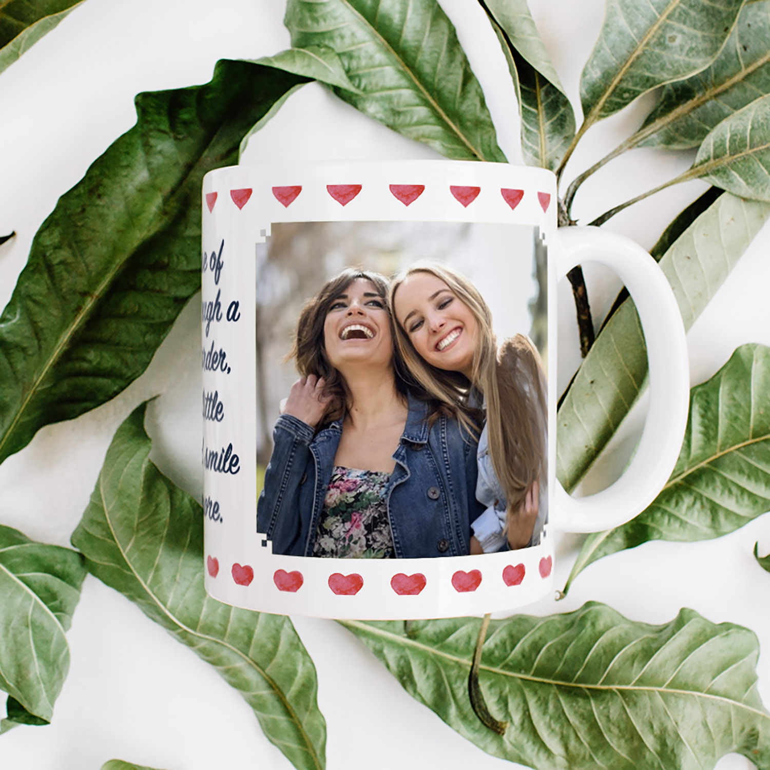 Personalised Friendship Photo Mug - Custom Gift for Besties