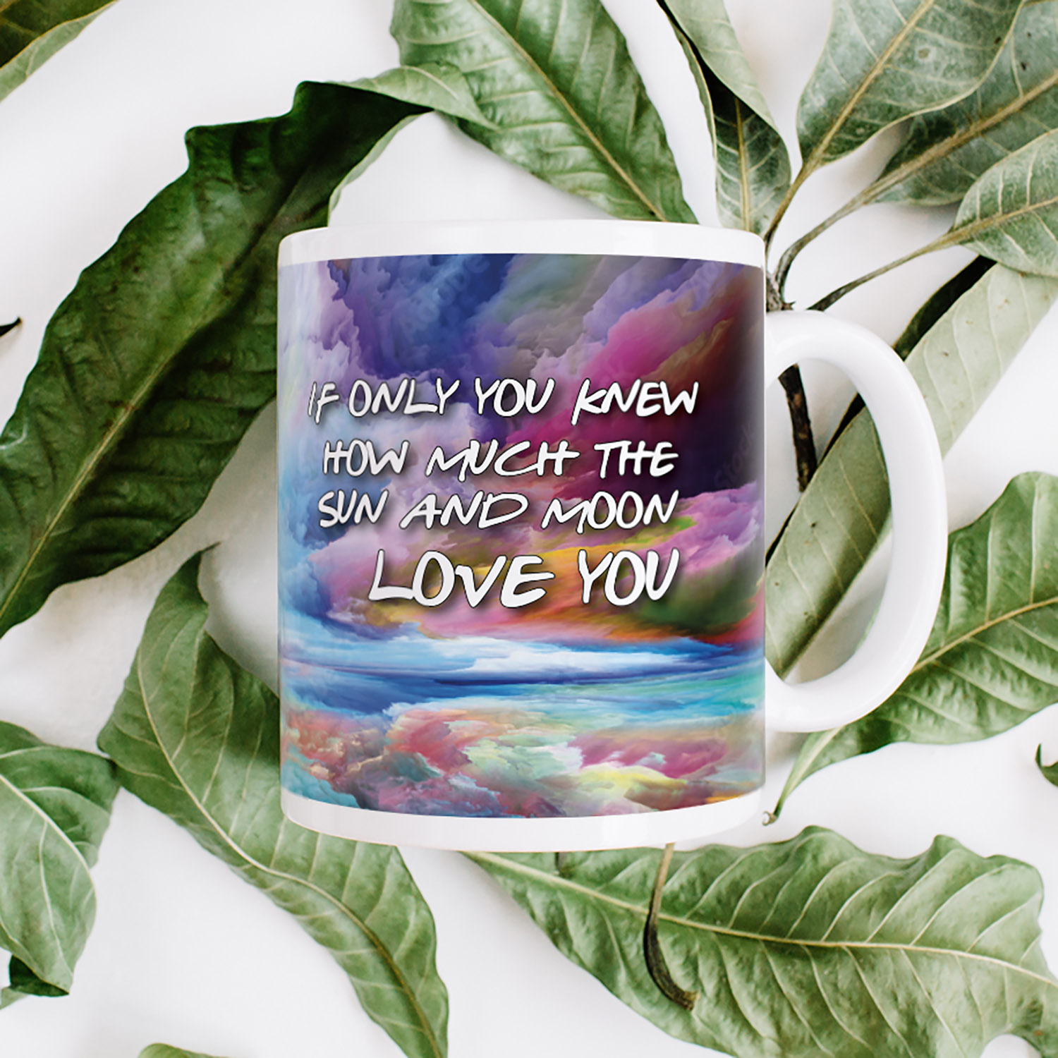 Sun & Moon Love You Mug - Perfect Gift for Couples