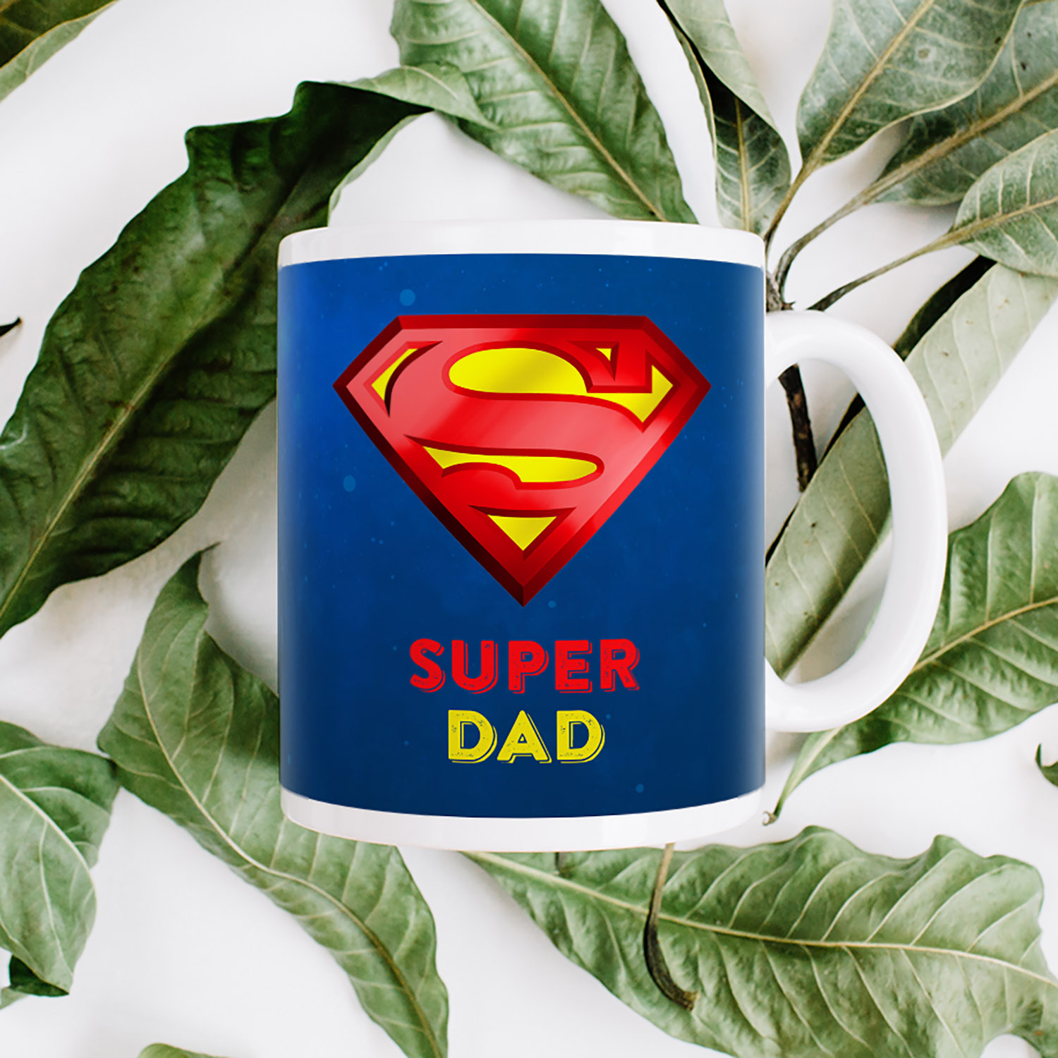 Super Dad Mug with Superman Logo - Perfect Gift for Dads