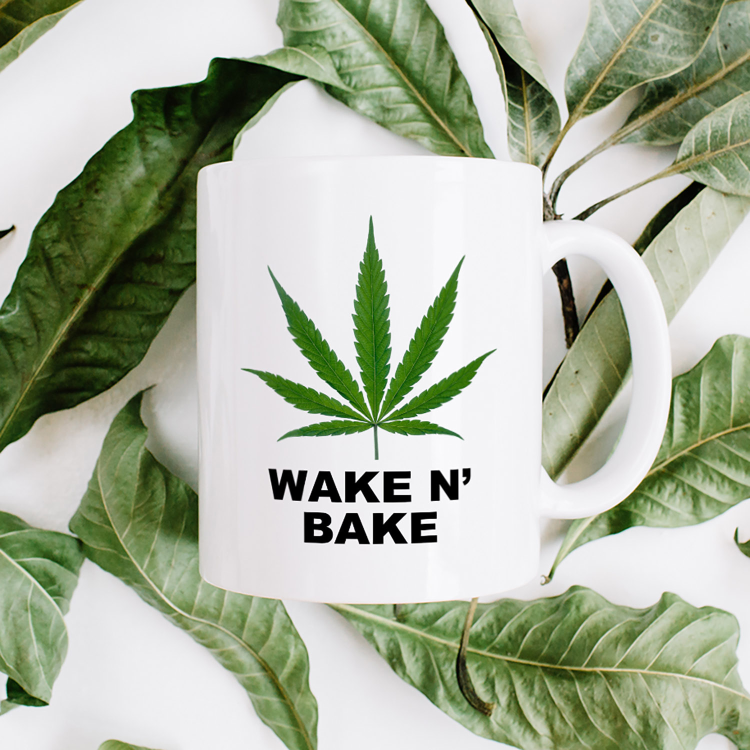 420 Cannabis Wake 'n' Bake Mug - Perfect for Stoners