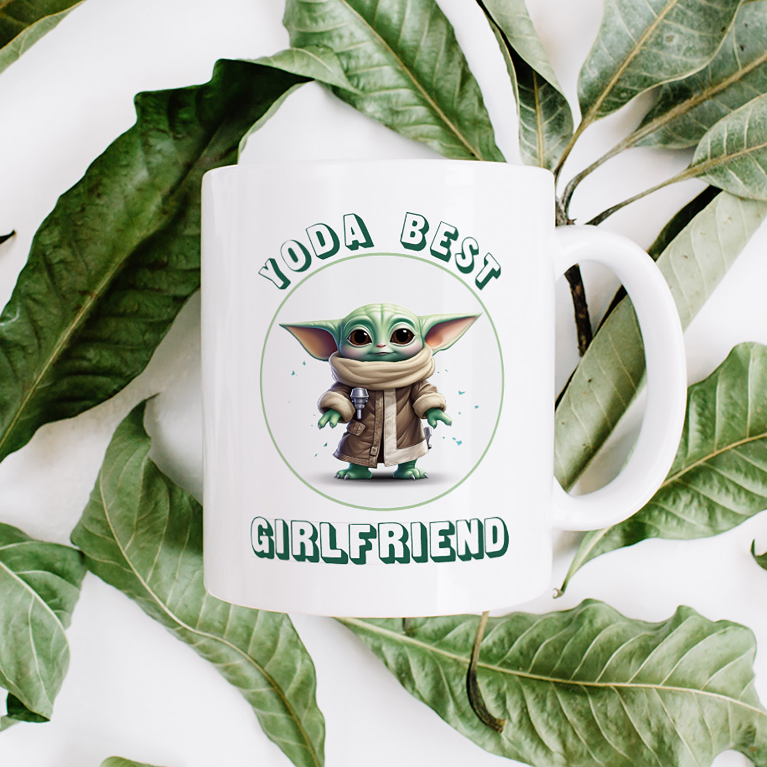 Yoda Best Girlfriend Mug - Perfect Gift for Star Wars Fans