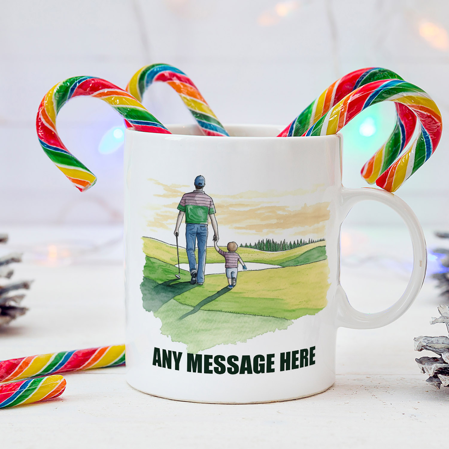 Father-Son Golfing Mug