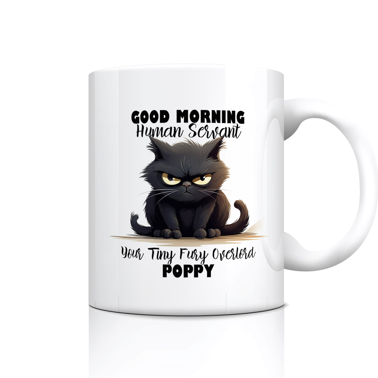 Personalised Feline Overlord Mug for Cat Lovers - 11oz