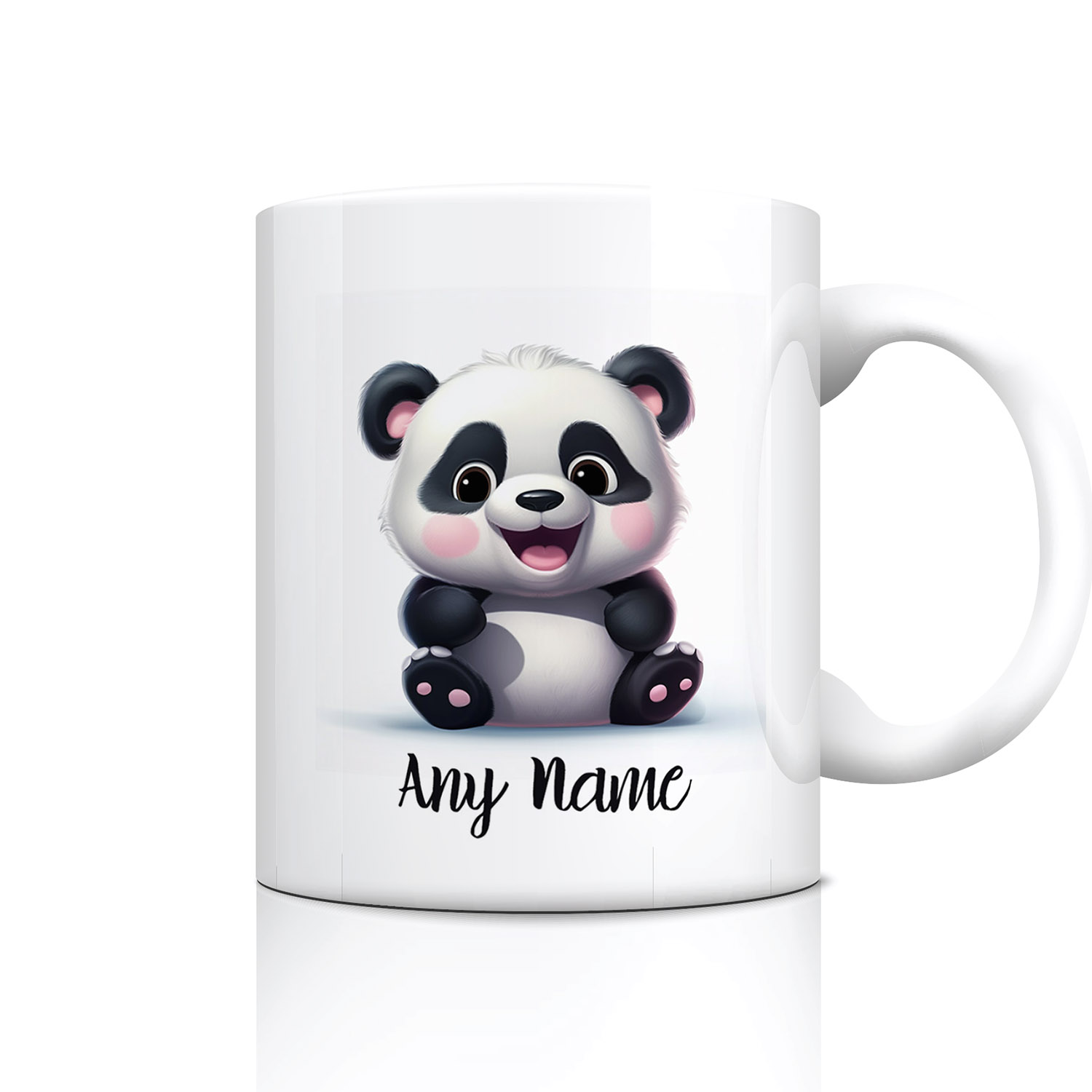 Custom Panda Mug - Personalised 11oz Ceramic Gift