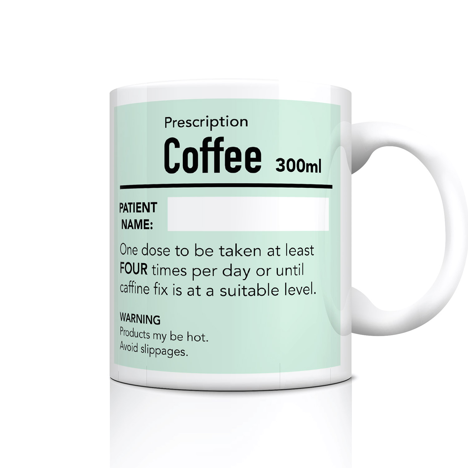 Personalised Coffee Prescription Mug for Coffee Lovers