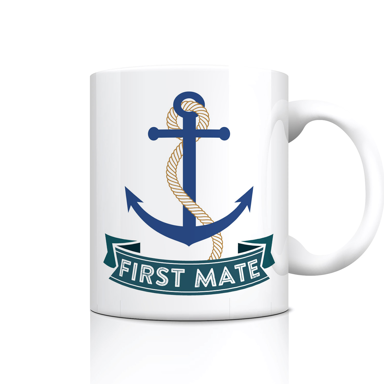 Nautical Anchor Mug with Rope - Perfect Gift for Sailors