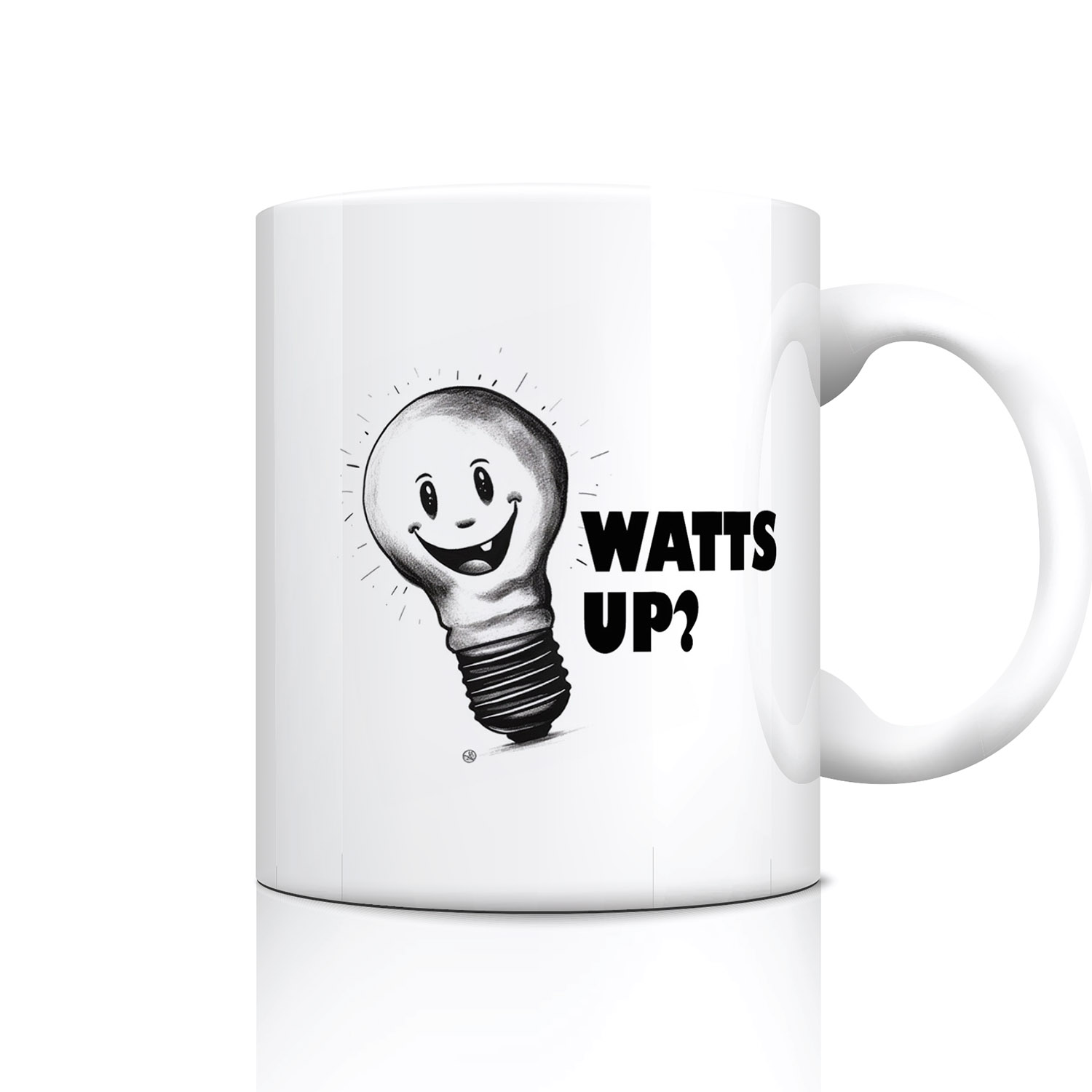 Watts Up Cute Electrician Mug - Perfect Gift for Sparky Fans