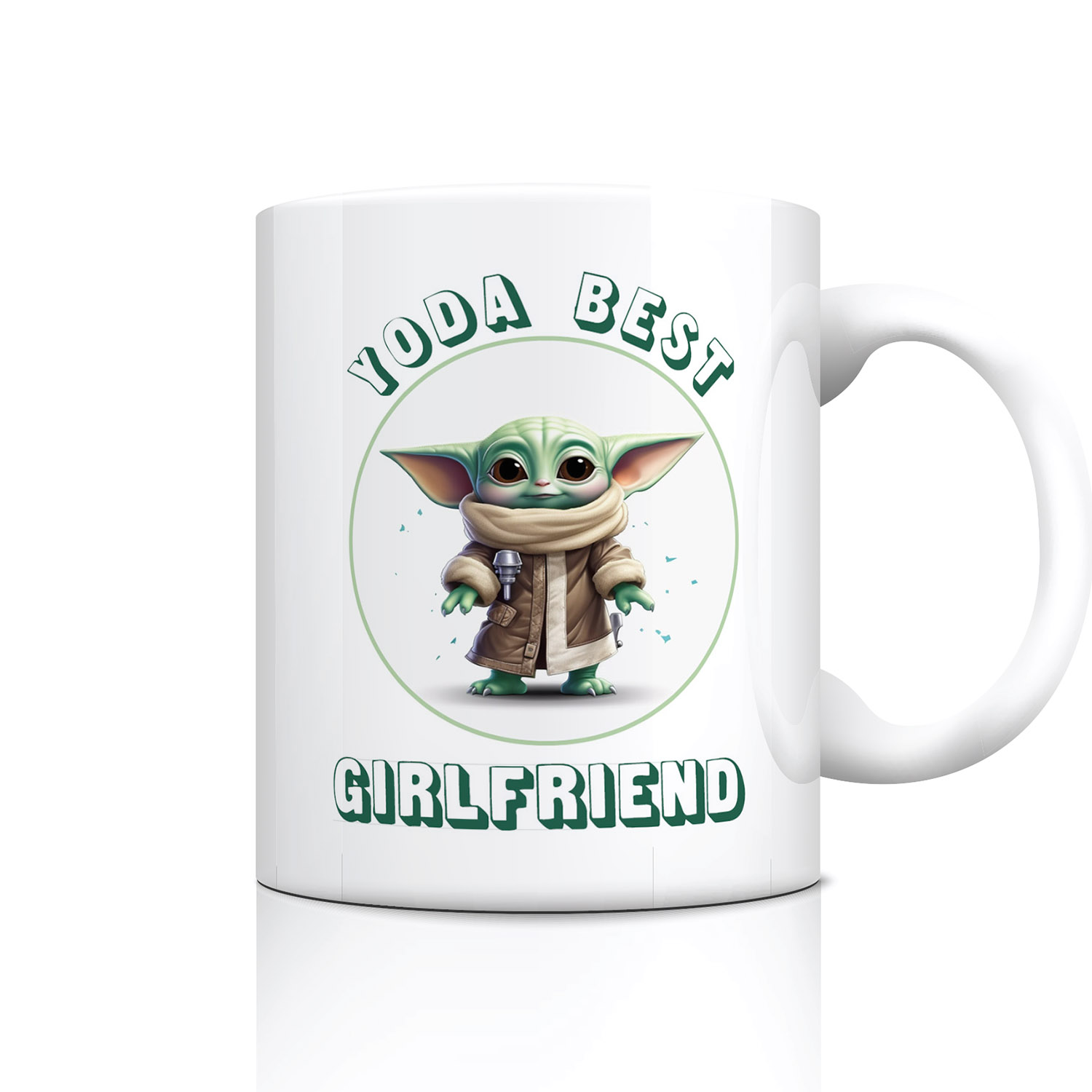 Yoda Best Girlfriend Mug - Perfect Gift for Star Wars Fans