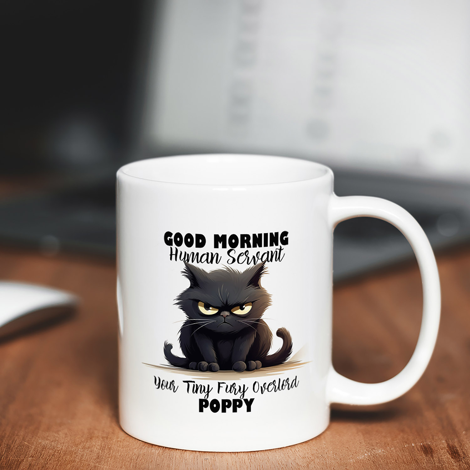 Personalised Feline Overlord Mug for Cat Lovers - 11oz