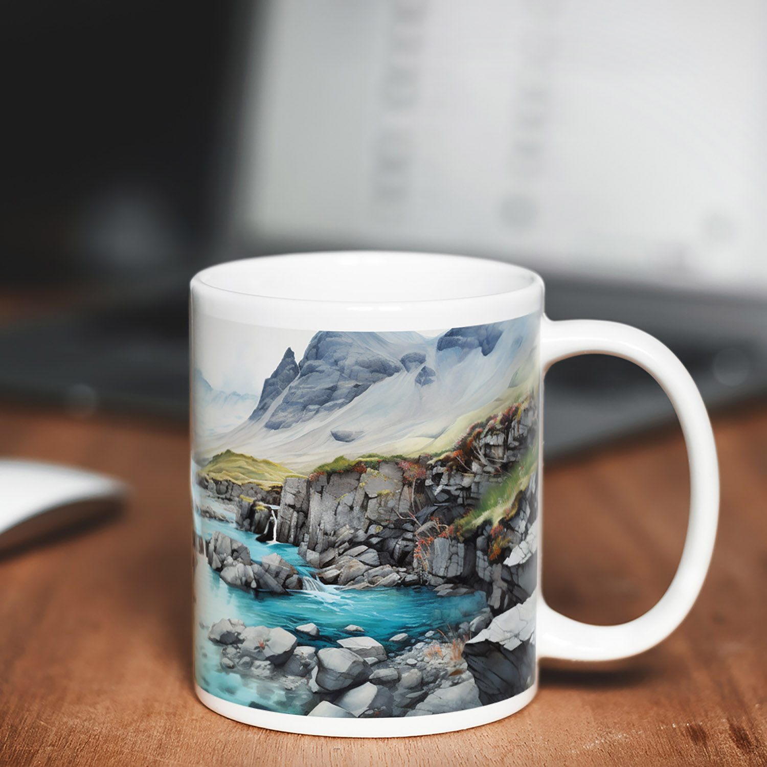 Enchanted Fairy Pools Mug - Mystical 11oz Ceramic Gift