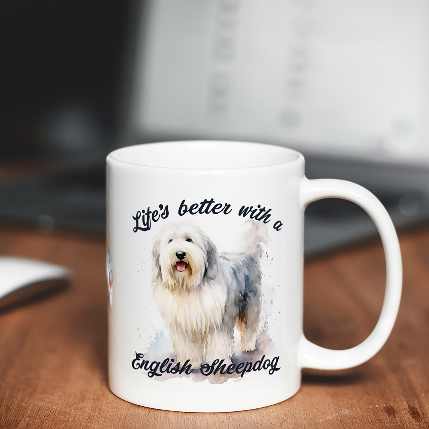 English Sheepdog Mug - Perfect Gift for Dog Lovers