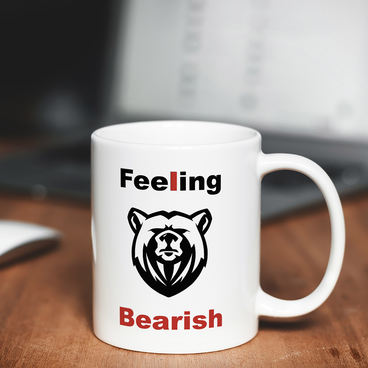 Feeling Bearish Crypto Mug - Perfect Gift for Traders