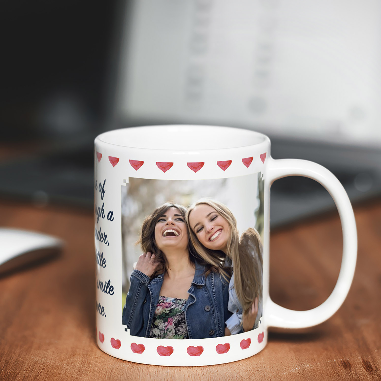 Personalised Friendship Photo Mug - Custom Gift for Besties