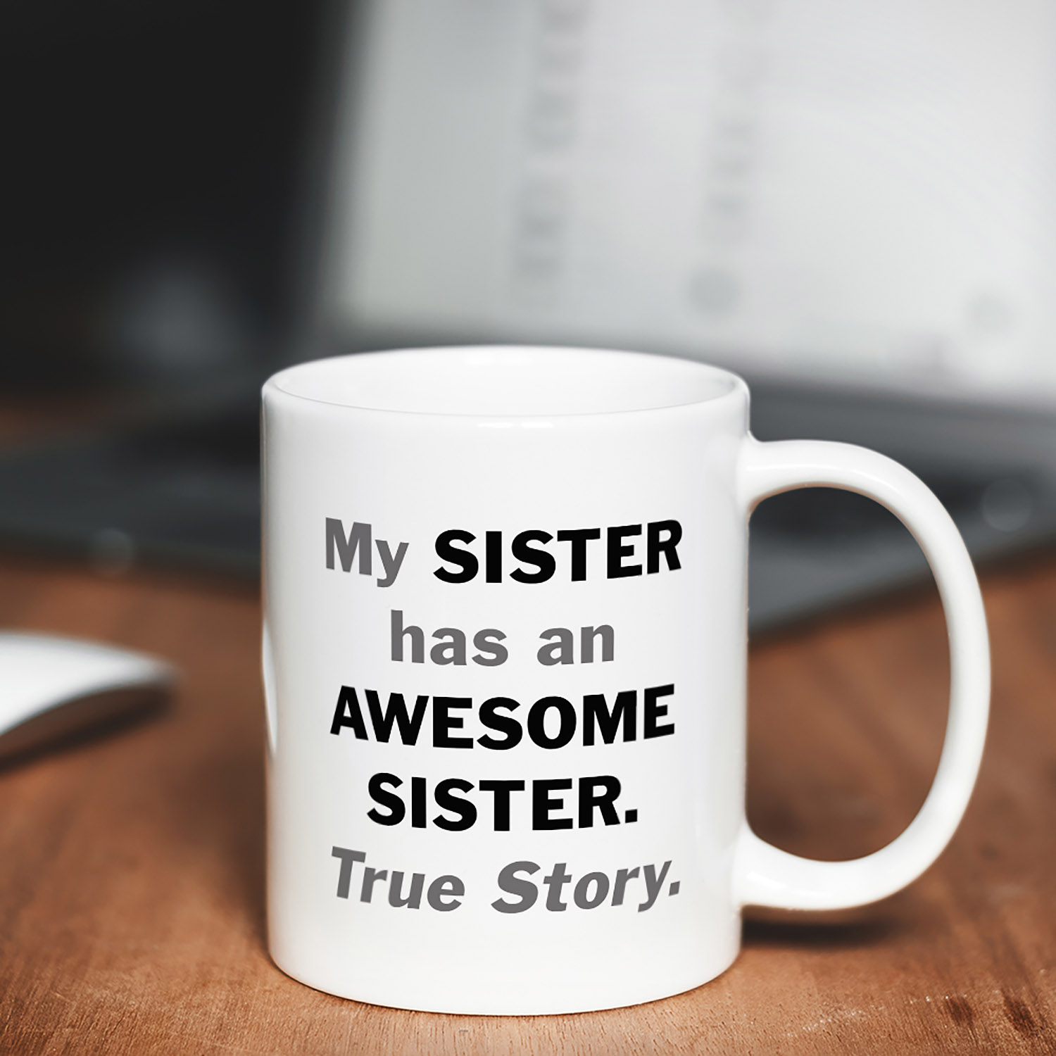 Awesome Sister Mug - Perfect Gift for Sibling Love