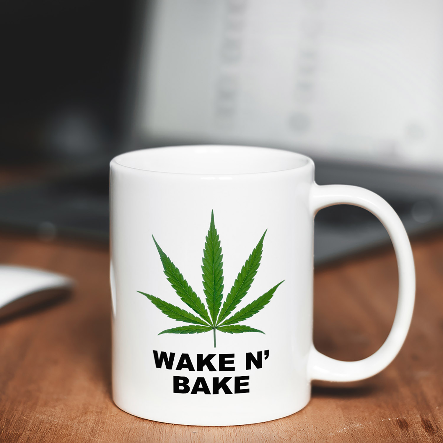 420 Cannabis Wake 'n' Bake Mug - Perfect for Stoners