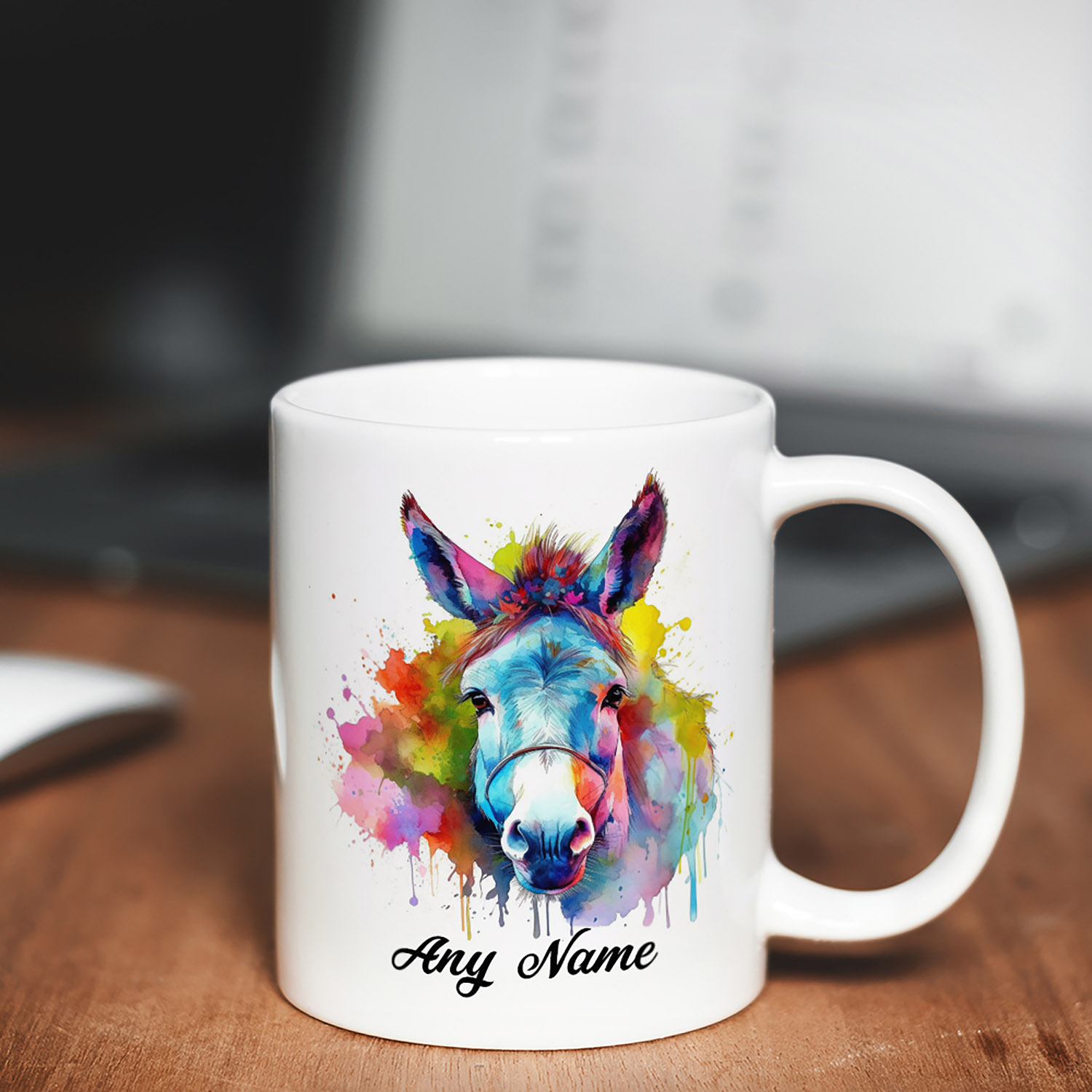 Elegant Horse Watercolour Mug for Equestrian Lovers