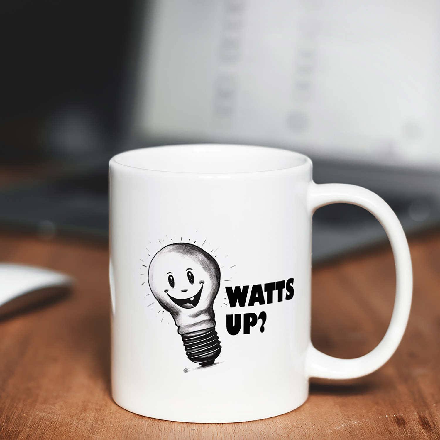 Watts Up Cute Electrician Mug - Perfect Gift for Sparky Fans
