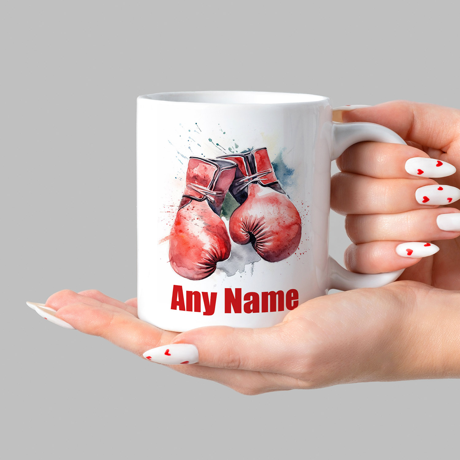 Personalised Boxing Gloves Mug - Perfect Gift for Fighters