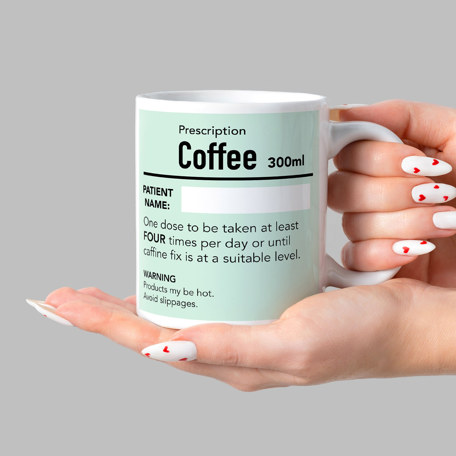Personalised Coffee Prescription Mug for Coffee Lovers
