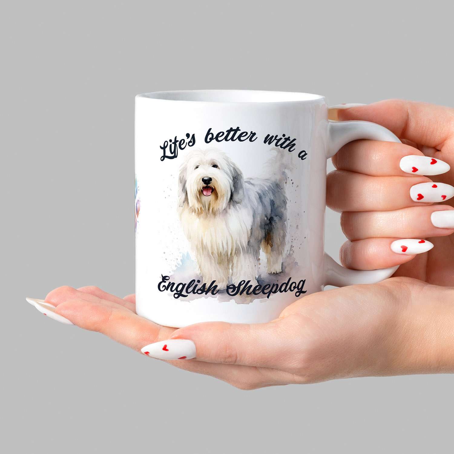 English Sheepdog Mug - Perfect Gift for Dog Lovers