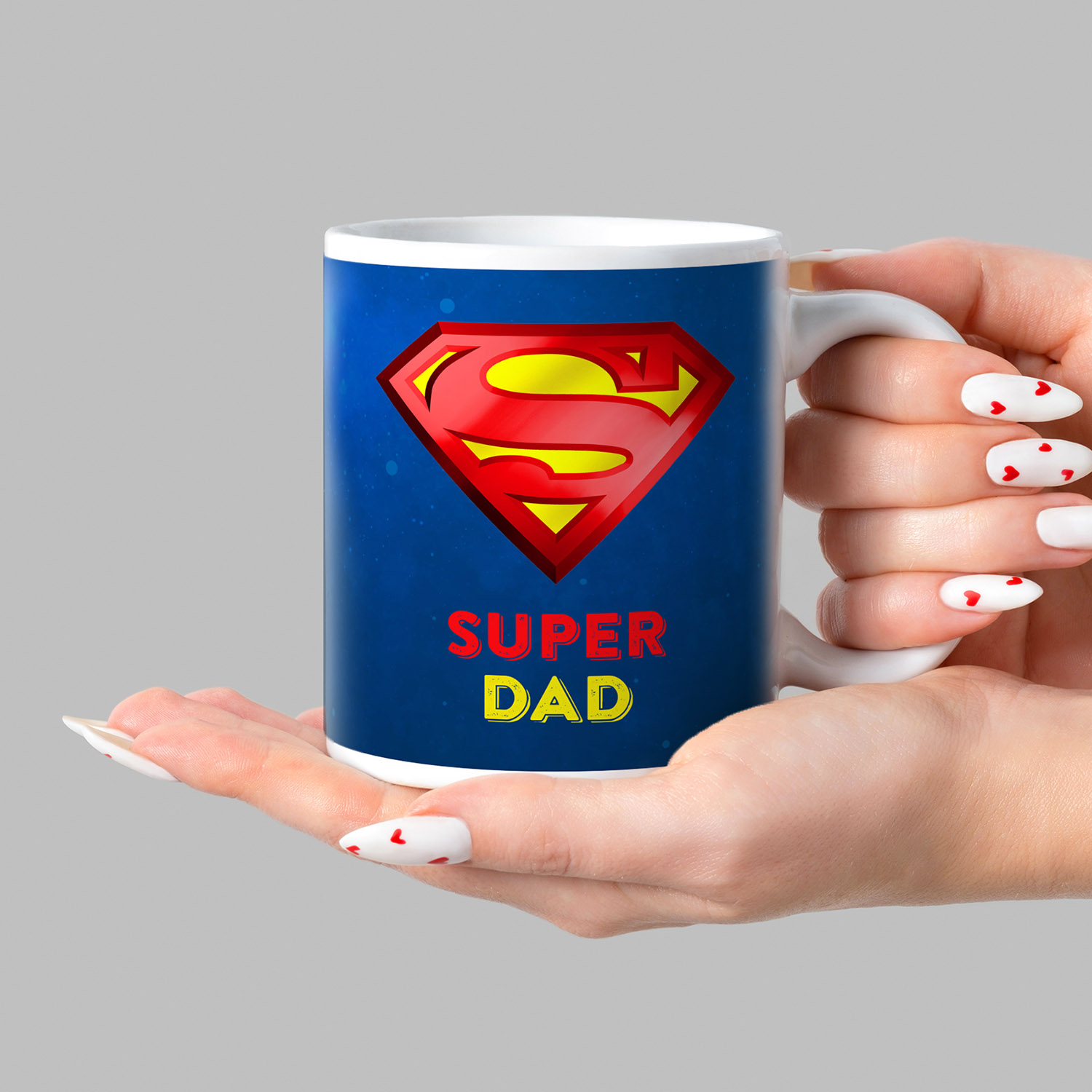 Super Dad Mug with Superman Logo - Perfect Gift for Dads
