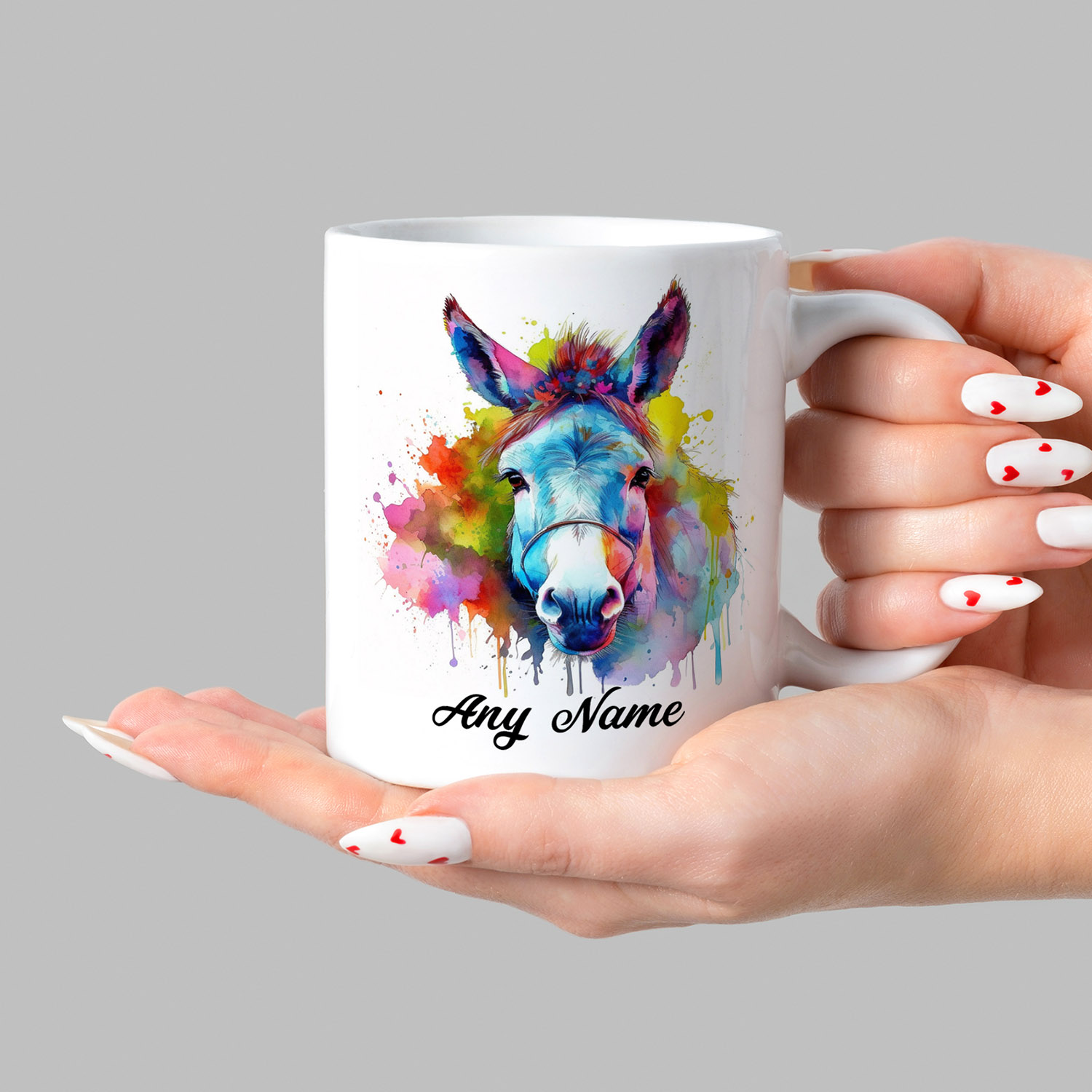 Elegant Horse Watercolour Mug for Equestrian Lovers