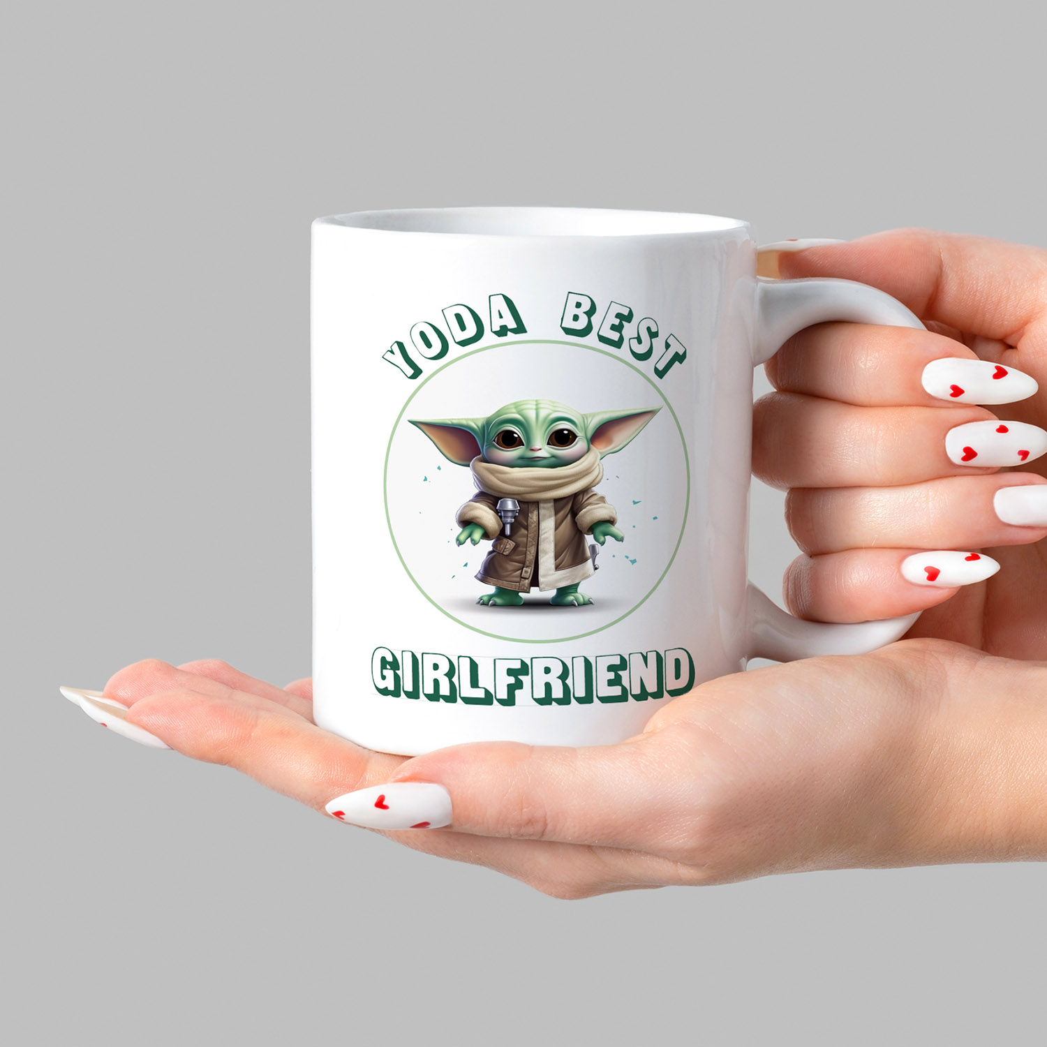 Yoda Best Girlfriend Mug - Perfect Gift for Star Wars Fans