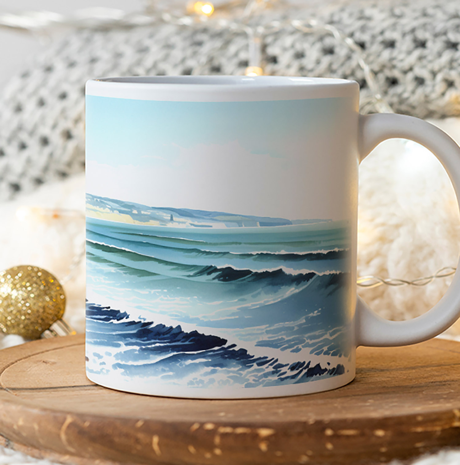 Durdle Door Seascape Mug - Coastal Charm for Beach Lovers