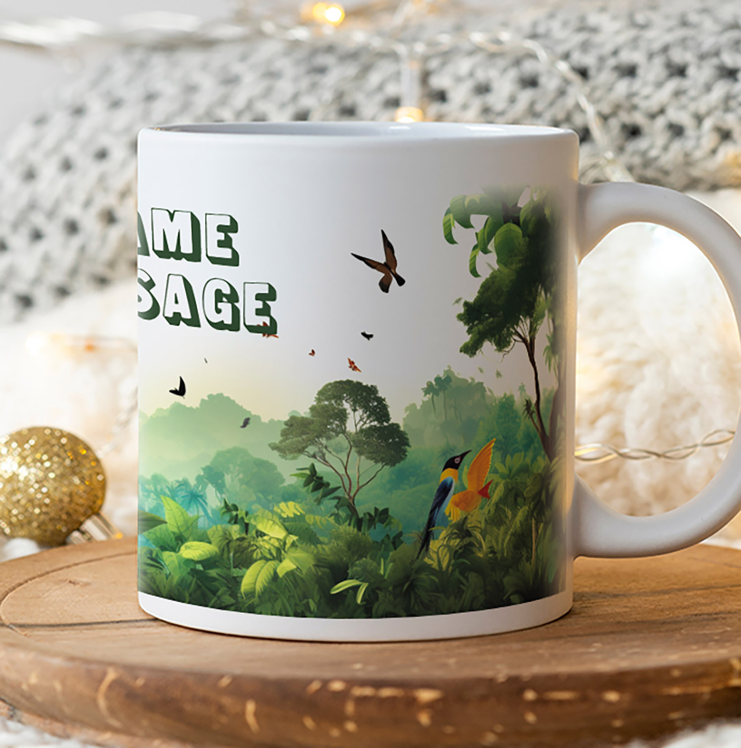 Personalised Jungle Adventure Mug - Perfect Gift for Kids