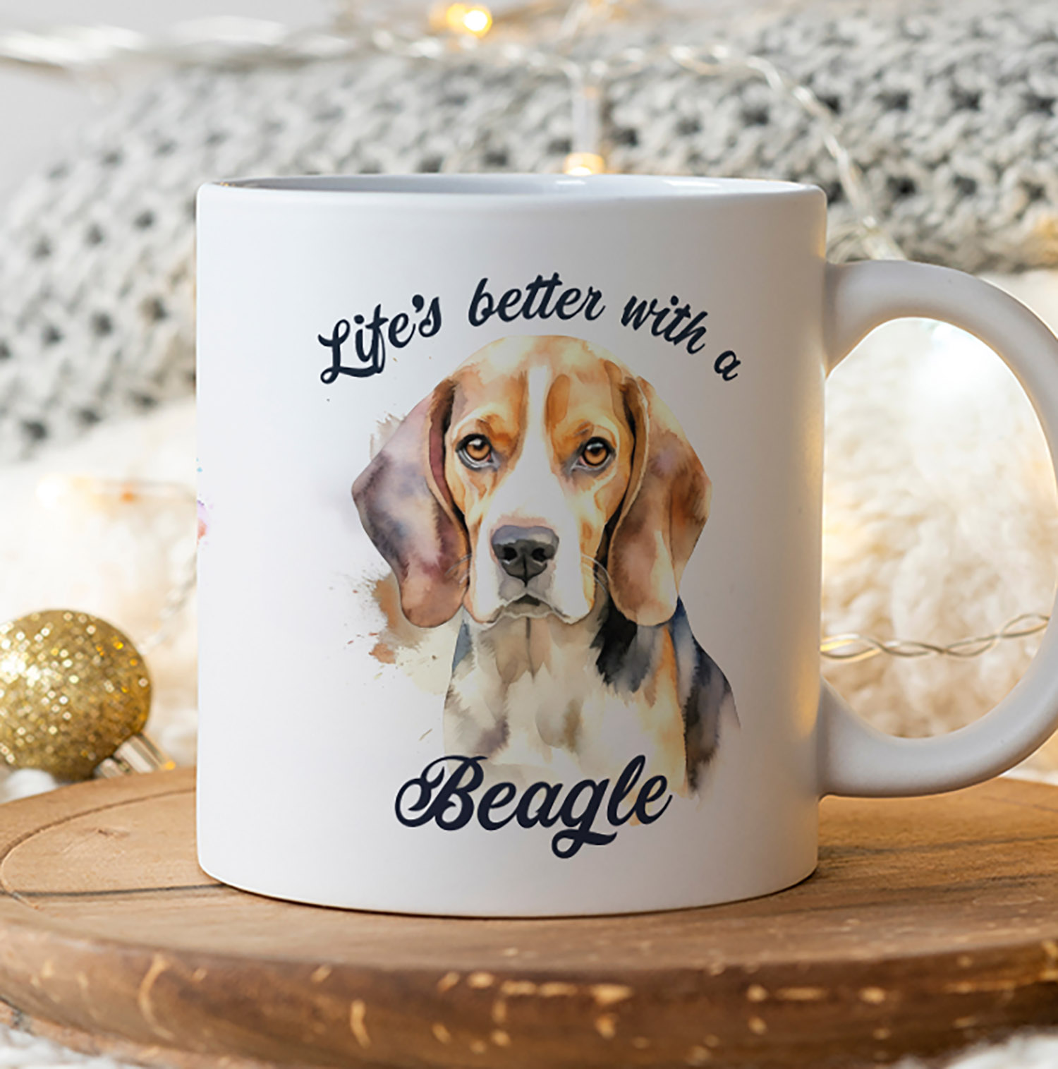 Charming Beagle Mug for Dog Lovers - Perfect Gift