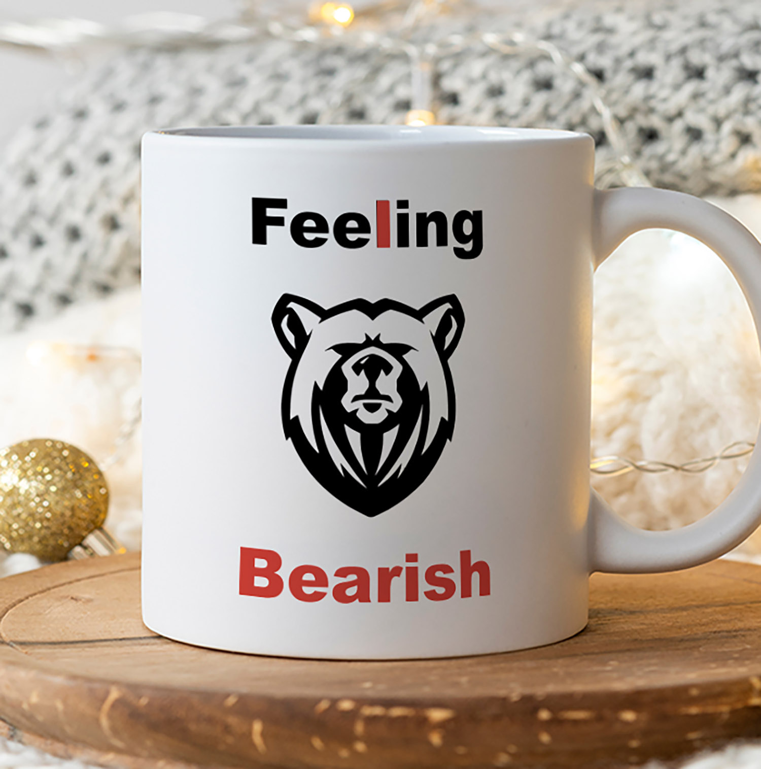Feeling Bearish Crypto Mug - Perfect Gift for Traders