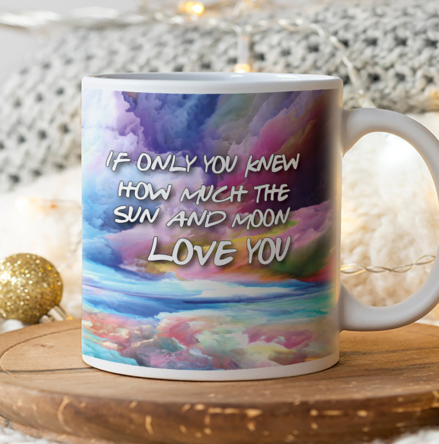 Sun & Moon Love You Mug - Perfect Gift for Couples