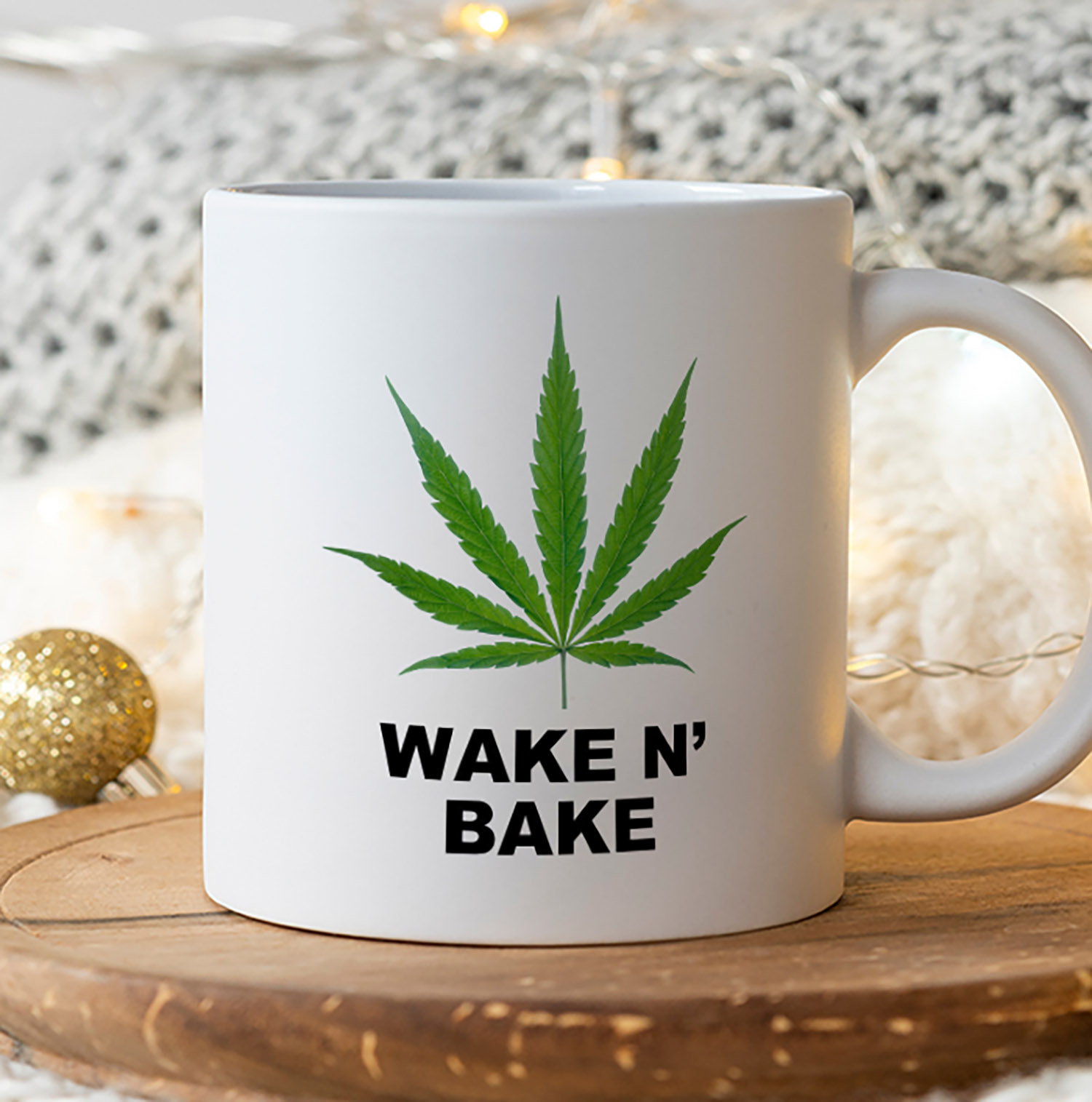 420 Cannabis Wake 'n' Bake Mug - Perfect for Stoners