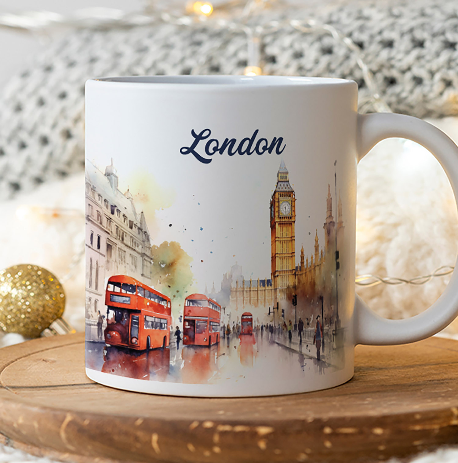 London Watercolour Mug - Artistic Gift for Tea Lovers
