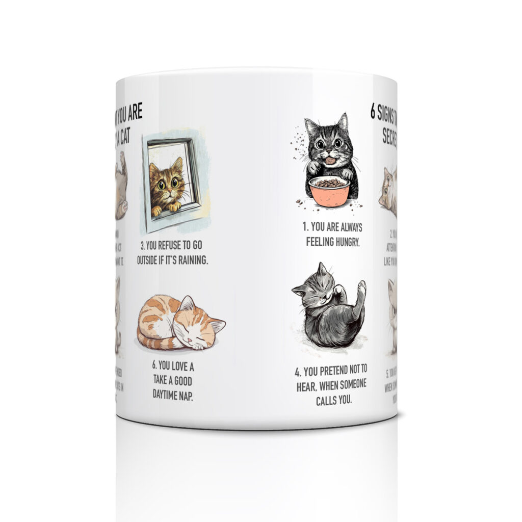 Cat Lover's White Mug