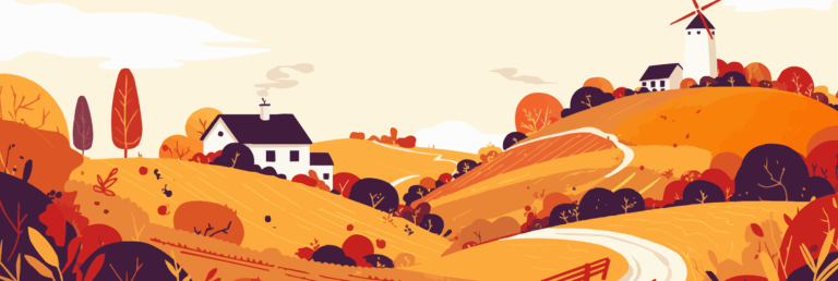 farmhouse autumn banner